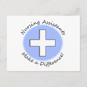Nursing Assistant Gifts "Making a Difference" Postcard