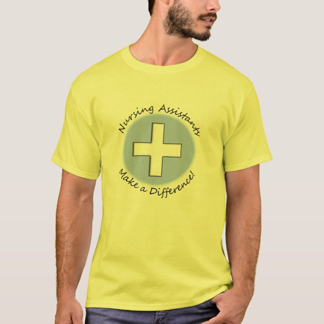 Nursing Assistant Gifts "Making a Difference" T-Shirt (Front)