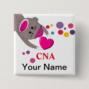 Nursing Assistant Name Badge Pins Customisable II