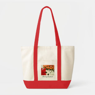 Nursing Assistant Tote Bags Tulips CNA Totes