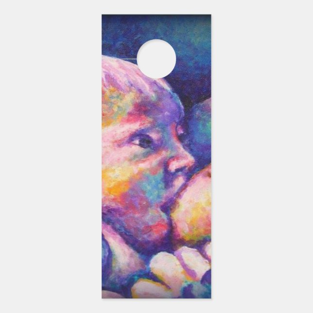 Nursing Baby  Door Hanger (Front)