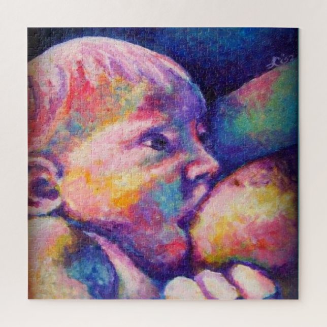 Nursing Baby  Jigsaw Puzzle (Vertical)