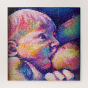 Nursing Baby Jigsaw Puzzle