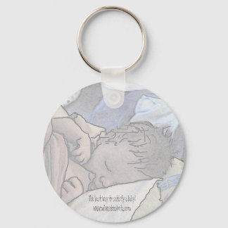 Nursing Baby Key Ring
