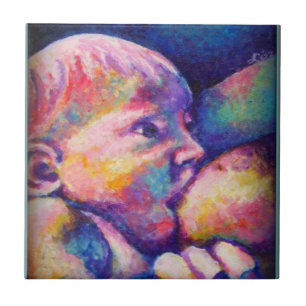 Nursing Baby  Tile