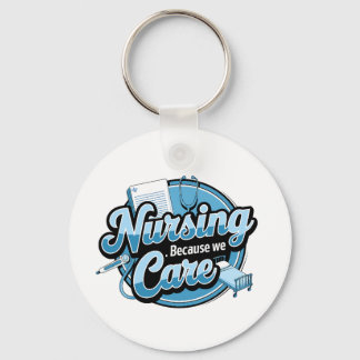 NURSING BECAUSE WE CARE KEY RING
