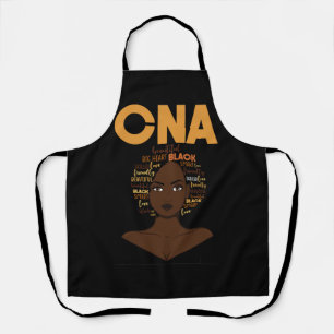 Nursing Black CNA Certified Assistant Black Nurse  Apron