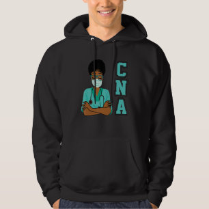 Nursing Black Cna Magic Afro Girl Pride Womens Hoodie