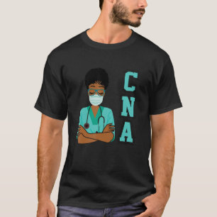 Nursing Black Cna Magic Afro Girl Pride Womens T-Shirt