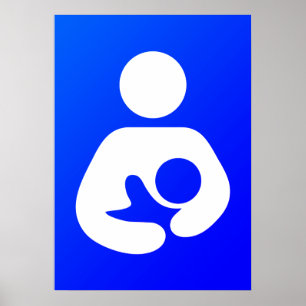 Nursing / Breastfeeding Symbol Poster