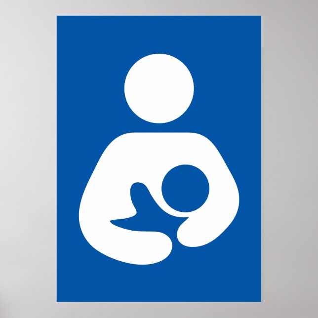 Nursing / Breastfeeding Symbol Poster (Front)