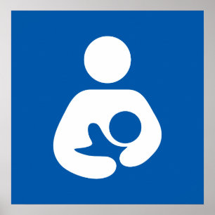 Nursing / Breastfeeding Symbol Poster