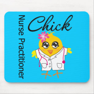 Nursing Career Chick Nurse Practitioner Mouse Mat