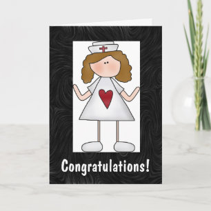 Nursing Congratulations Custom Personalise Message Card
