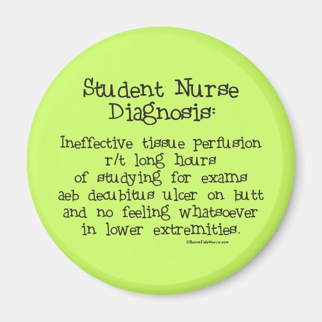 Nursing Diagnosis: Ineffective Tissue Perfusion Magnet (Front)