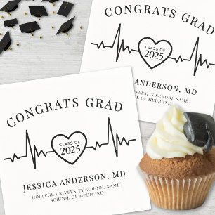 Nursing Doctor Medical Graduation Napkin