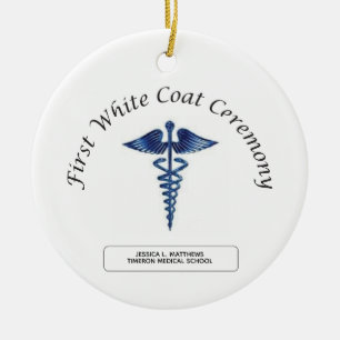 Nursing First White Coat Ceremony Ceramic Tree Decoration