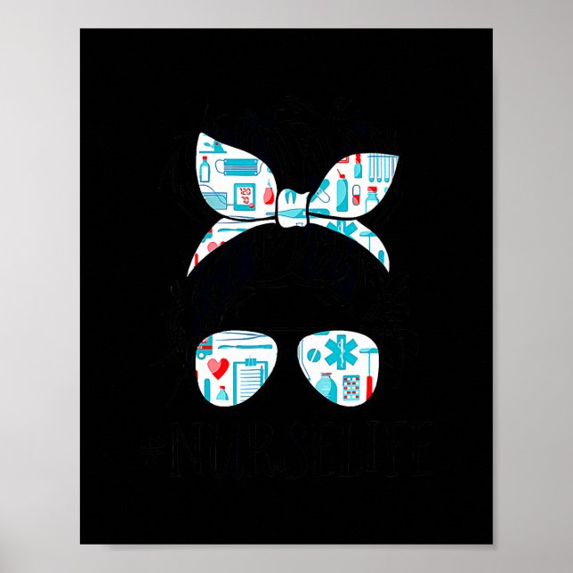 Nursing Gifts For Women Girls Students ER CNA RN Poster (Front)