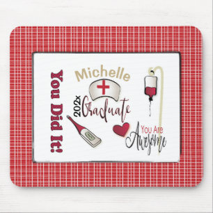Nursing Graduation Gift Idea Mouse Pad