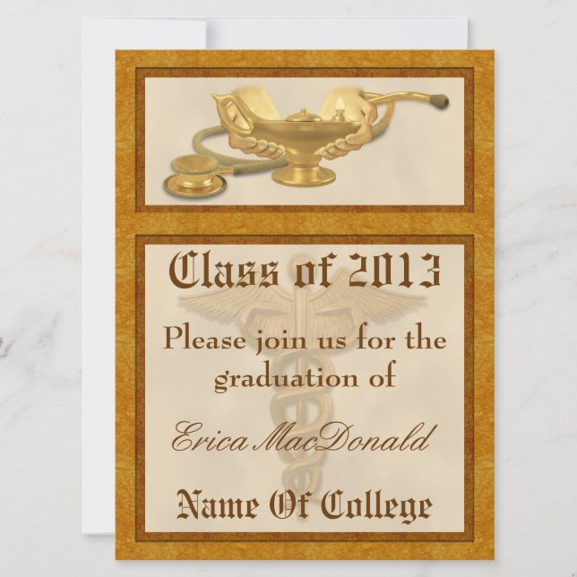 Nursing Graduation Invitation (Front)