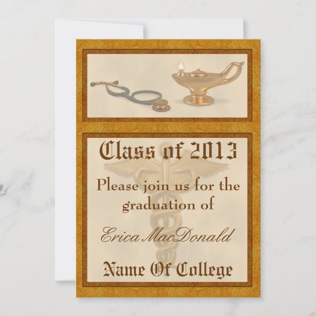 Nursing Graduation Invitation (Front)