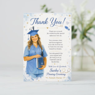 Nursing Graduation Thank You Card, Pinning Ceremon Card