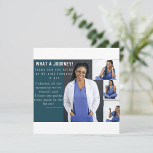 Nursing Graduation Thank You Card Template   Photo
