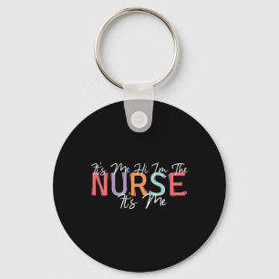 Nursing humor Hi I'm The Nurse RN ER NICU LPN Best Key Ring