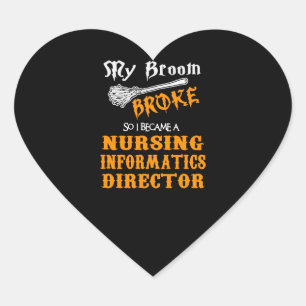 Nursing Informatics Director Heart Sticker