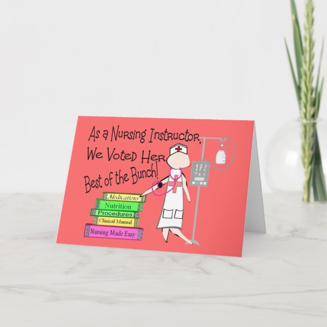 NURSING INSTRUCTOR Gifts Card (Front)