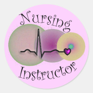Nursing Instructor Gifts Classic Round Sticker