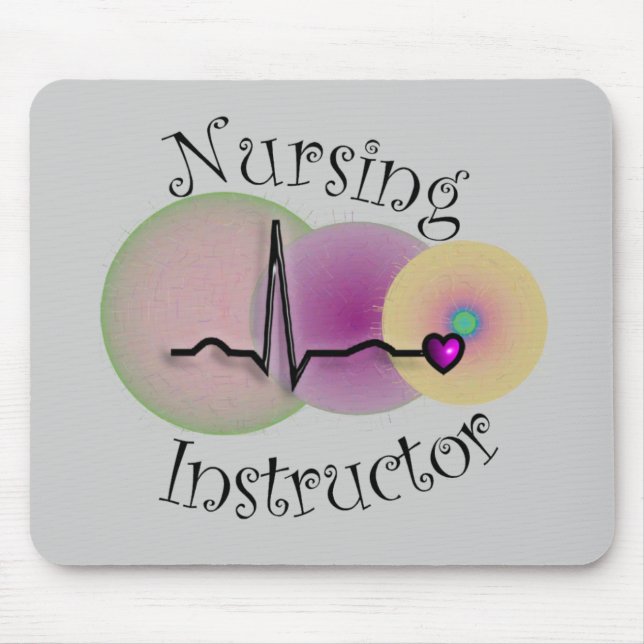 Nursing Instructor Gifts Mouse Mat (Front)