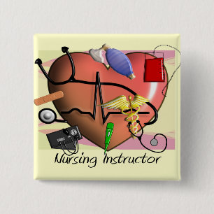 Nursing Instructor Thank You Gifts 15 Cm Square Badge