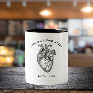Nursing is a Work of Heart Coffee Mug