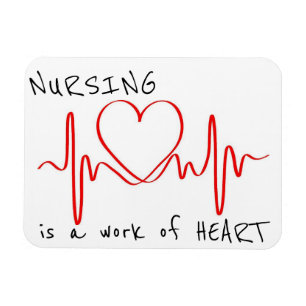 Nursing is a Work of Heart Thank you Magnet