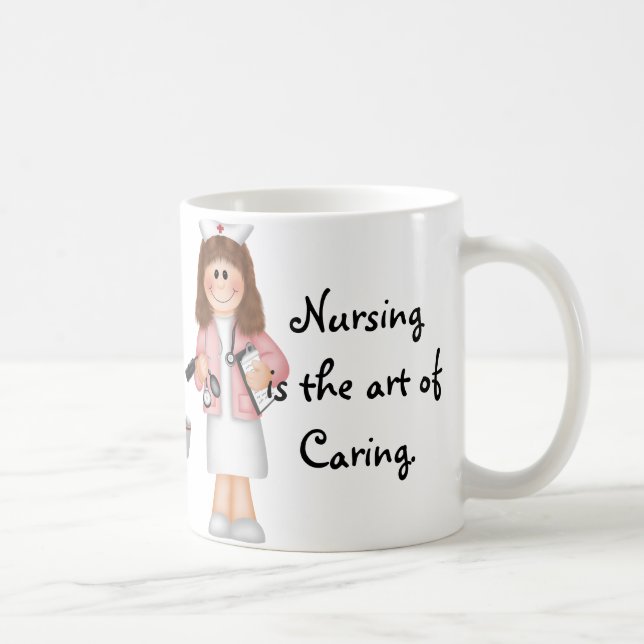 Nursing is the art of Caring Coffee Mug (Right)