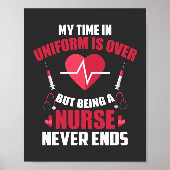 Nursing Life | Being A Nurse Poster (Front)