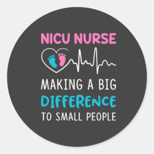 Nursing Life   Nicu Nurse Classic Round Sticker