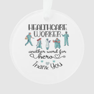 Nursing Life   Nurse Healthcare Worker Ornament