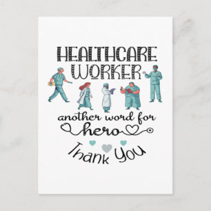 Nursing Life Nurse Healthcare Worker Postcard