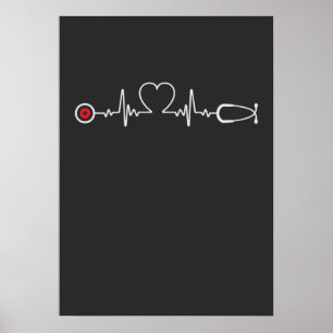 Nursing Life   Nurse Heartbeat Poster