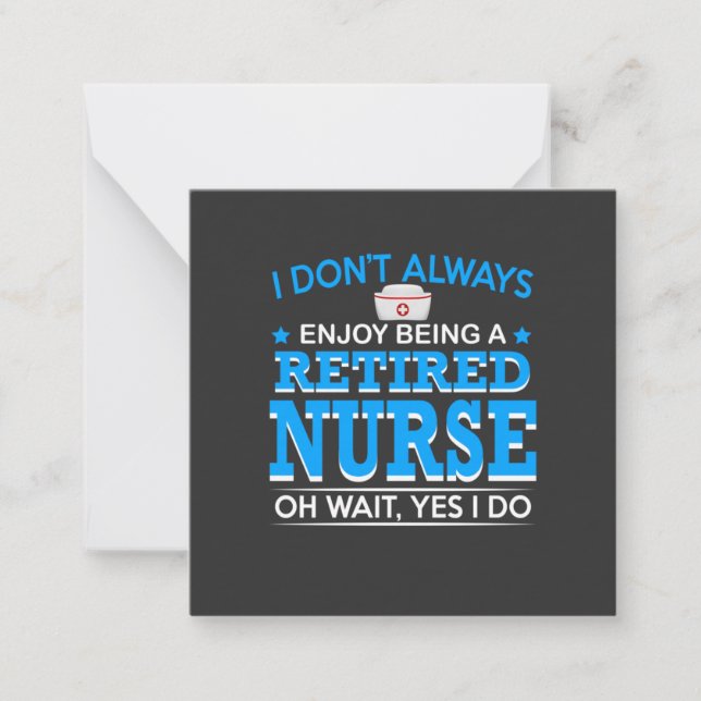 Nursing Life | Retired Nurse Card (Front)