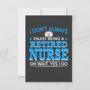 Nursing Life   Retired Nurse Thank You Card