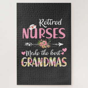 Nursing Life   Retired Nurse The Best Grandmas Jigsaw Puzzle