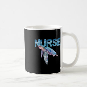 Nursing Life Sea Turtle T In Watercolor Nicu Nurse Coffee Mug