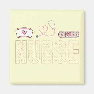 Nursing Magnet Yellow & Pink