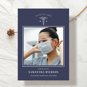 Nursing Medical Graduation Invitation Announcement