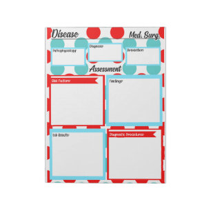 Nursing Medical Surgical Template Notepad