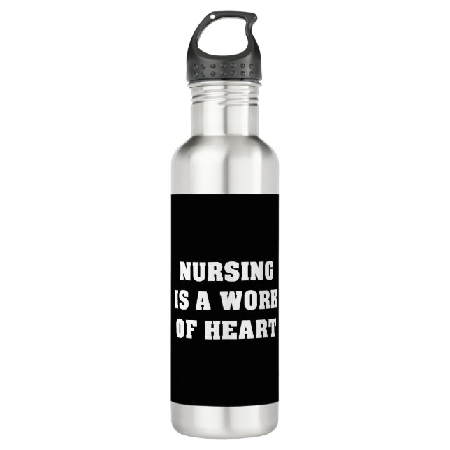 Nursing Nurse 710 Ml Water Bottle (Front)