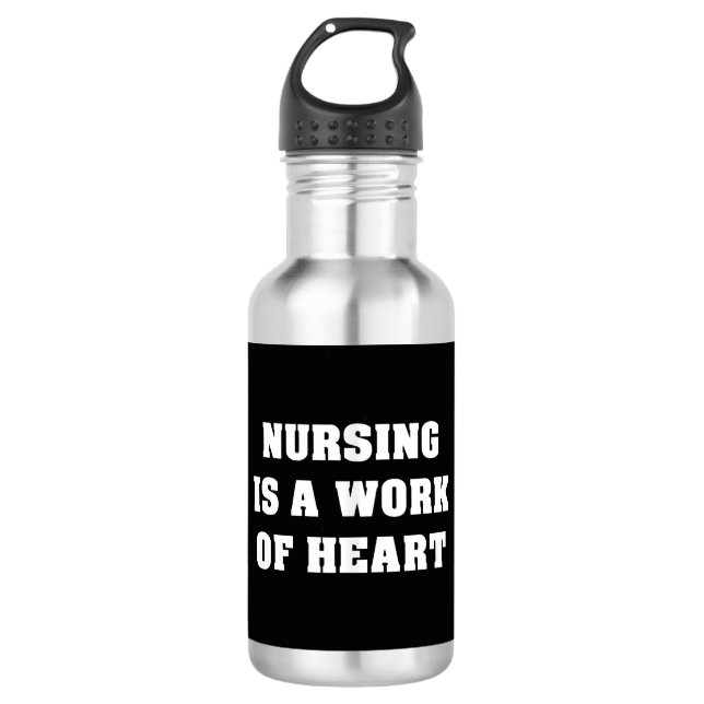 Nursing Nurse 710 Ml Water Bottle (Front)